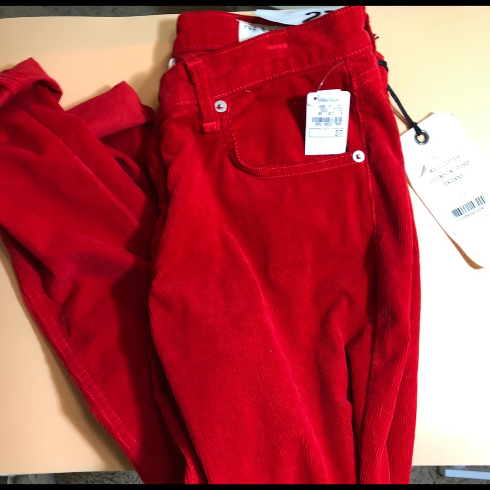 Red Corduroy pants❤️